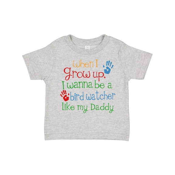 Inktastic Bird Watcher like Daddy Boys or Girls Toddler T-Shirt
