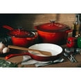 thumbnail image 2 of Hamilton Beach 8 inch Cast Iron Fry Pan, Red, 2 of 4