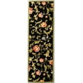 thumbnail image 3 of Safavieh Chelsea Georgiana Bordered Wool Runner Rug, Black, 2'6" x 6', 3 of 12
