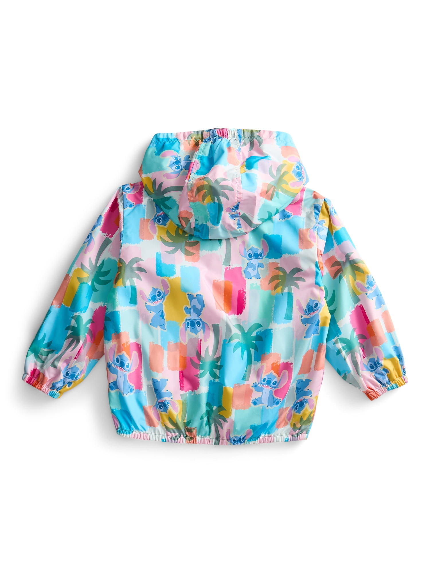 Character Toddler Girl Half- Zip Windbreaker with Hood, Sizes 2T-5T