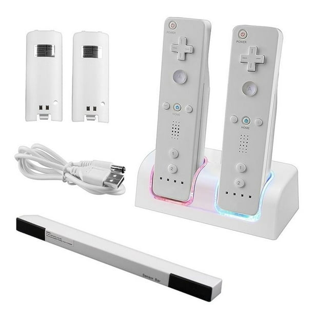 Insten Nintendo Wii Wii U Dual Controller Charger Station Battery Wireless Sensor Bar Walmart Com Walmart Com