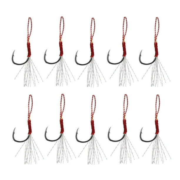 10x Small Fishing Hooks, Strong Fishhooks, Fishing Accessories for