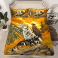 thumbnail image 2 of Castle Fairy Boys Girls Safari Wolves Eagle 4pcs Bed Sheets,Jungle Mountain King Sheets,Woodland Animal Super Cozy Sheet Set,Ultra Soft Home Decor, 2 of 7