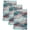Teal, Pink, Gray, variant on Vintage Abstract Kitchen Towels Set of 4, Minimalist Texture Art Black Gray Absorbent Dish Towels for Kitchen, Microfiber Hand Towel, Quick Drying Tea Towel for Cleaning Decorative Dishcloths