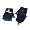 thumbnail image 6 of CAIVO Gloves Winter Toddler Kids Boys Girls Soft Warm Wool Gloves Children Thermal Knit Gloves Beautiful Practical Mittens, 6 of 6