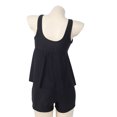 thumbnail image 3 of Simple Swimsuit Black Lace-up Summer Suit For Women Set, 3 of 6