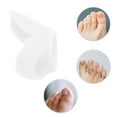 thumbnail image 3 of Unique Bargains 2 Pcs Durable Toe Covers Prevent Pain for Corns Blisters White SEBS, 3 of 5