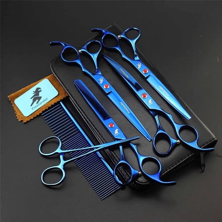 Hair Trimming Tools pet Scissors 7.0 inches Curved pet Grooming Scissors Specially Used for Dogs and Cats Sharp and