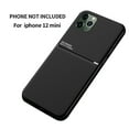 thumbnail image 1 of thinsony Phone Shockproof Cover Mobile Phone Non-slip TPU Soft Case Guard, Replacement for iPhone 12 Mini, Black, 1 of 8