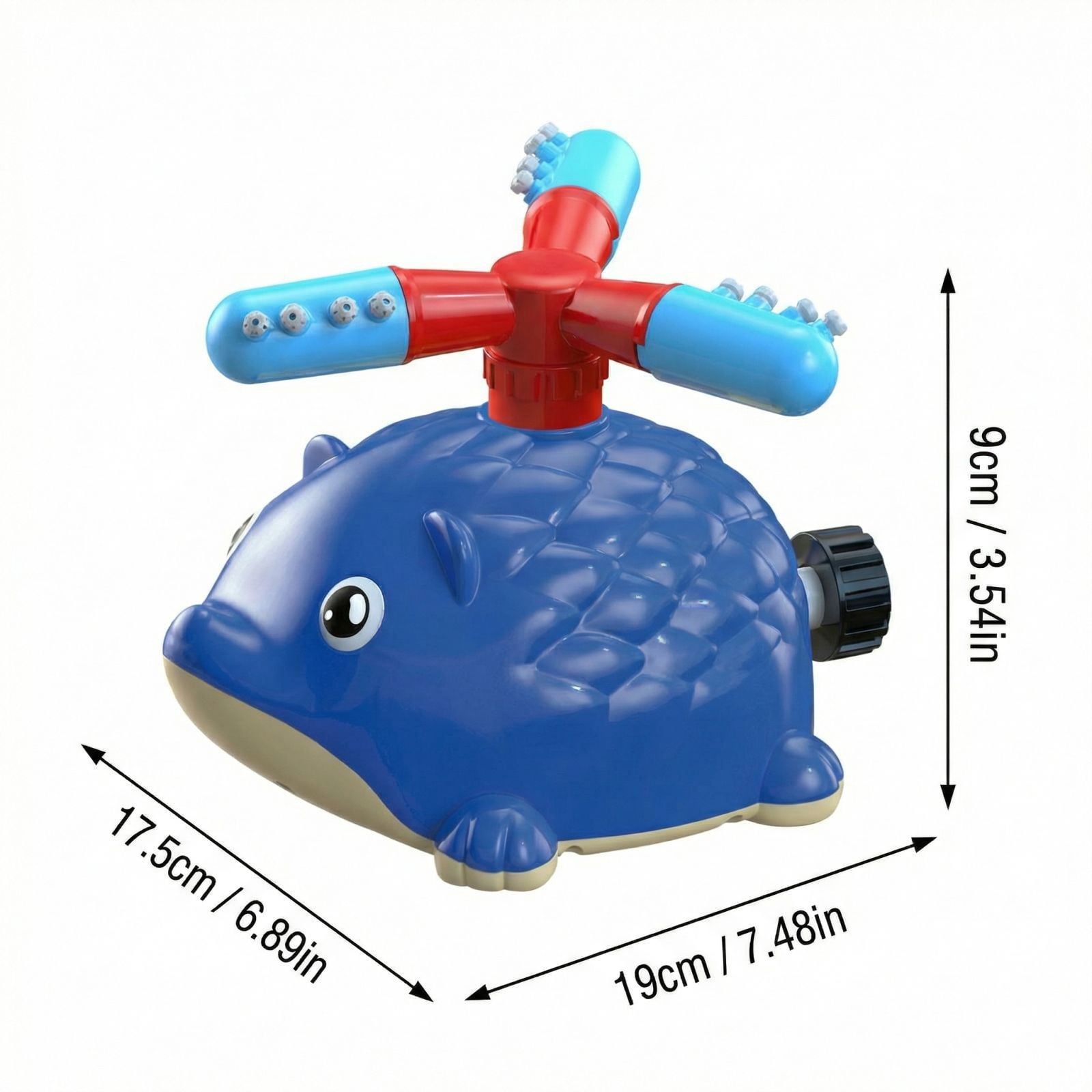 Hedgehog Water Sprinkler for Kids, Summer Outdoor Garden Lawn Water Spray Toy, Fun Water Play Toys for Backyard Swimming Pool Bath Time Toddlers Boys Girls