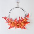 thumbnail image 1 of Guirnalda de flores artificiales Simulación Guirnalda floral Ventana de pared Guirnalda Guirnaldas de puertas para interiores Telón de fondo al aire arce y flor Baoblaze coronas de puerta, 1 of 7