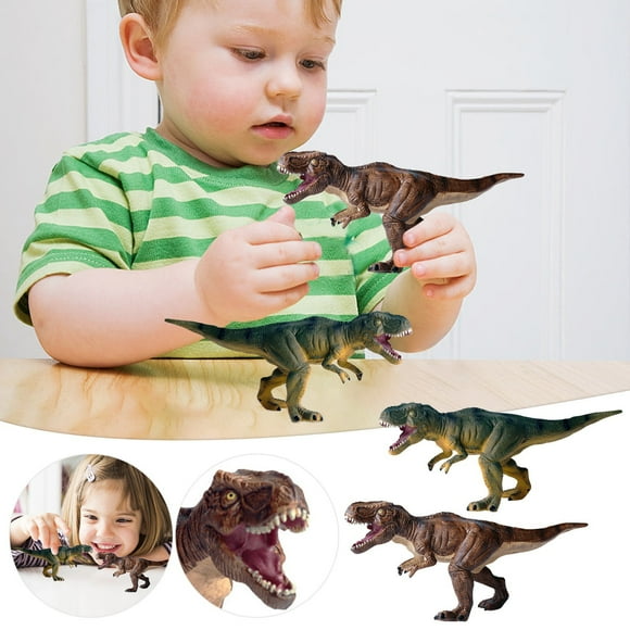 onlyliua para Interior/Exterior Figura Conmemorativa Pintada a Mano Sólida de Dinosaurio para Regalo de Niño