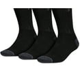 thumbnail image 3 of Adidas Mens Classic Cushioned Crew Socks 3 Pair Black Onyx Grey Large, 3 of 3