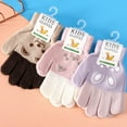thumbnail image 6 of Karoyedx Ski Gloves Kids Winter Gloves For Boys Girls Children Full Fingers Stretchy Warm Mittens Pink Size,4-8 Years, 6 of 9