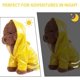 thumbnail image 5 of ZHAOCHENG Chubasquero para perros Chubasquero para perros Chubasquero para perros con capucha y tiras reflectantes Adecuado para mascotas pequeñas y medianas M, 5 of 5