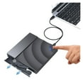 thumbnail image 1 of External DVD Drive High-speed USB 3.0 CD DVD Laptop Player Driver Touch Control CD-RW ,Swivel Screen, 1 of 5