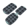 thumbnail image 2 of Silicone Muffin Pan - Non-Stick Cupcake & Donut Baking Mold, Heat Resistant & Dishwasher Safe, 2 of 7