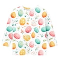 thumbnail image 4 of ITSAME Easter Girls Print T-Shirts, Round Neck 3/4 Sleeve Lightweight Holiday Casual Graphic Tees Multicolor 3-4T, 4 of 5