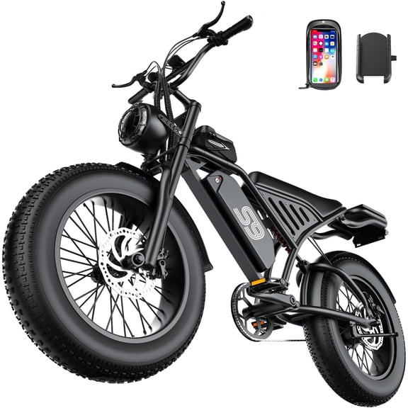 Pikabike Electric Bike for Adults, 750W Electric Mountain Bike, 20MPH Ebike with 48V 10Ah Removable Battery UL2849
