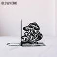 thumbnail image 4 of GLOWNEON Mushroom Metal Bookend Art, Decorative Book Ends for Shelf or Office Desk Decor, 4 of 4