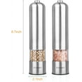 thumbnail image 4 of Ensemble de Moulins Électriques pour Sel et Poivre, Automatiques à une Main, Moulins en Acier Inoxydable, 4 of 4
