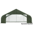 thumbnail image 2 of ShelterLogic 28' x 20' x 20' Peak Style Shelter, Green, 2 of 2