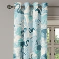 thumbnail image 3 of Ambesonne Grommet Curtain, , 50"x120", Dark Teal Dark Seafoam, 3 of 5
