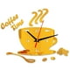 thumbnail image 1 of Reloj de pared de Guartz con esfera acrílica, reloj de taza de café sin tictac, decoración de oficina, dormitorio, sala de estar Sweethay JJ22703-03, 1 of 6