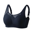 thumbnail image 2 of Bras for Women No Underwire Baeitkot Women's Plus Size Shaping Bra Wireless Gathered Thin and Comfortable Sagging Bra, 2 of 7