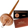 thumbnail image 1 of Savina - Rueda giratoria de madera dura para principiantes y avanzados, para hilar a mano, girar en hilo, ideal para proyectos de fabricación de hilo y costura, 1 of 5