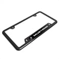 thumbnail image 3 of iPick Image for Ford Mustang Black Nameplate Black Stainless Steel License Plate Frame, Official Licensed, 3 of 7