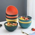 thumbnail image 4 of Plastic Cereal Bowls Pack of 8, Lightweight Bowls, 4 of 5