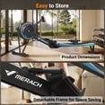 thumbnail image 3 of MERACH Pro Air Resistance Rowing Machine Magnetic Rower Machine for Home 90% Pre-assembled 10 Levels of Quiet Resistance Dual Slide Rail with Max 350lb Weight Capacity, 3 of 7