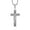 Silver, variant on Jesus Crucifix Cross Pendant Necklace Religious Christian Delicate Jewelry Box Chain 24"-Silver
