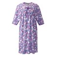 thumbnail image 1 of Silvert's Women's Hospital Gown with Open Back, Mauve Carnation, M, 1 of 2