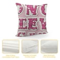 thumbnail image 4 of Hot Pink Decorative Throw Pillow Case Cover,Trendy Decorations For Bedroom Girls Room College Dorm, Gifts For Women Teen Teenage Girls, 4 of 5