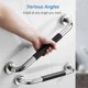 thumbnail image 3 of 30cm Black Safety Bathtub, Non-Slip, Wall-Mounted Stainless Steel Grab Bar, 3 of 5