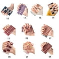 thumbnail image 3 of STAGA Full Nail Wraps Nail Polish Stickers Semi Cured Gel Nail Polish Strips Glitter, 3 of 19