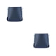 thumbnail image 2 of Kearding DIY pen holder to carry desktop minimalist handmade box DIY box storage leather office holder desktop pen storage Azul oscuro 9*9*10 CM 2piezas, 2 of 6