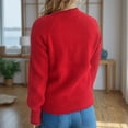 thumbnail image 4 of GigrtiJin Chandail Ample pour Femmes Manches Longues Col Roulé Chandails Couleur Unie Confortable Chaud Léger Hauts, 4 of 5