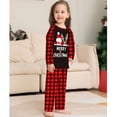 thumbnail image 3 of URMAGIC Matching Family Pajamas Sets Christmas PJS Red Plaid Tee And Pants 2-Piece Fall Winter Clothes Loungewear Sleepwear Set, 3 of 4