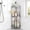 Bronze, variant on Corner Shower Caddy Standing, 4 Tier Rustproof Metal Shower Organizer with Soap Holder, Floor Shower Corner Shelf Rack Storage Stands with Adjustable Feet & 2 Hooks for Bathroom, Silver