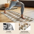 thumbnail image 4 of Colorful Geometric Chevron Pattern Hot Yoga Mat Towel Non Slip for Hot Yoga - Quick-Drying Yoga Mat Cover with 4 Corner Pockets with Travel Bag - Hot Yoga Towel Non Slip 74"x26", 4 of 6