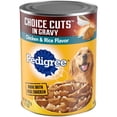 thumbnail image 2 of PEDIGREE CHOICE Chicken & Rice Cuts in Gravy for Adult Dogs Wet Dog Food , 13.2 oz Cans (12 pack), 2 of 6