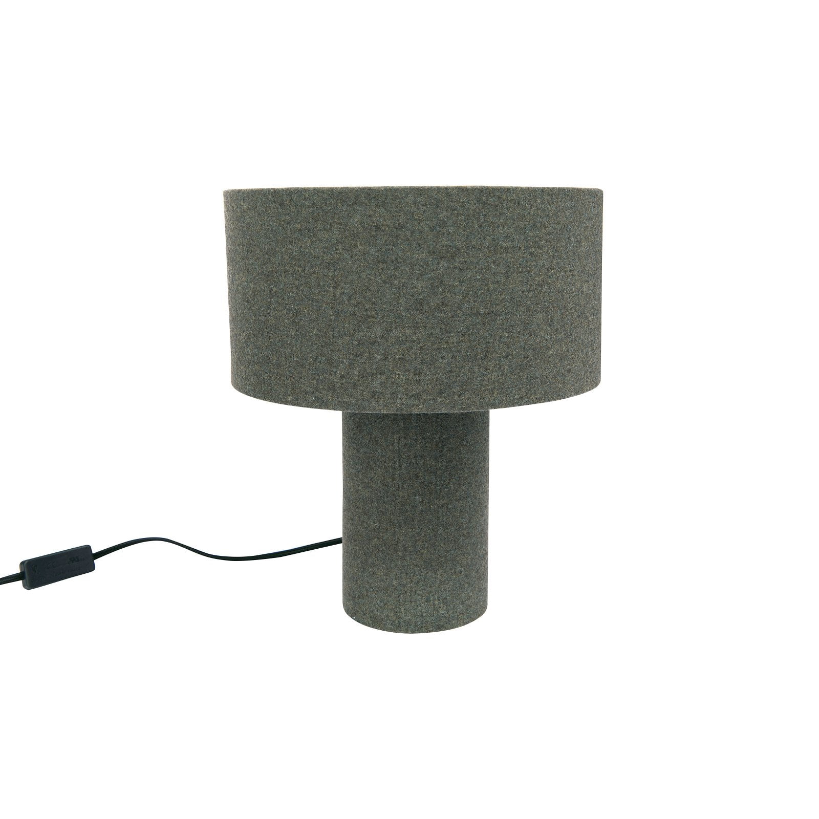 Grey Wool Blend Table Lamp by Sprinkle & Bloom