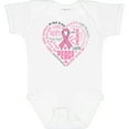 thumbnail image 3 of Inktastic Breast Cancer Awareness Heart Words Boys or Girls Baby Bodysuit, 3 of 5