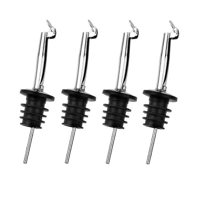 10 Pcs Bottle Pourer with Flap, Wine Pourer for Wine Schnapps Olive Oil Coffee Syrup Vinegar Bottles