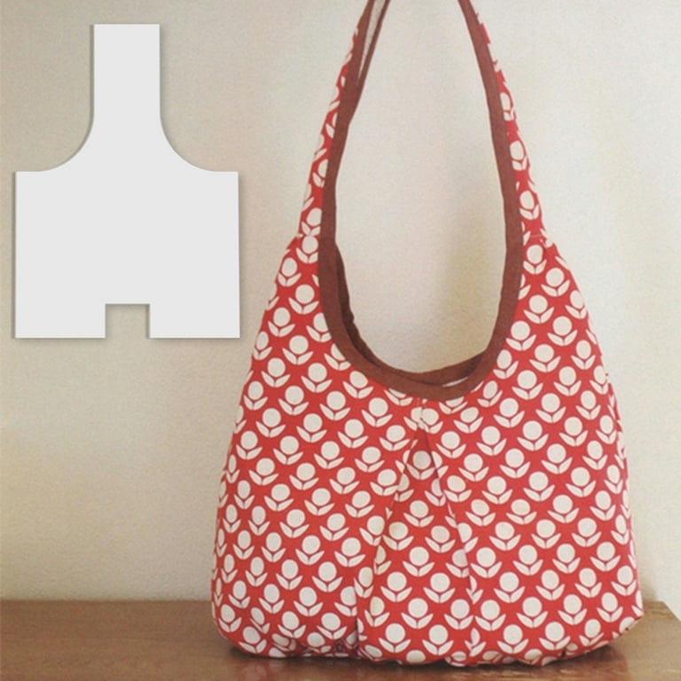 How to Sew an Easy Leather Hobo Bag from a Free Sewing Pattern!