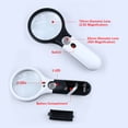 thumbnail image 2 of Labymos Magnifying Glass with Light Magnifying Glasses 2.5X 45X High Magnification LED Handheld Lighted Magnifier, 2 of 8