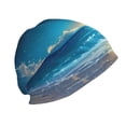 thumbnail image 3 of Naloa Night Sky Beach Scene Beanie for Men Women Knitted Unisex Winter Hat Beanies Cap Knit Cuffed Beanies Hats, 3 of 7